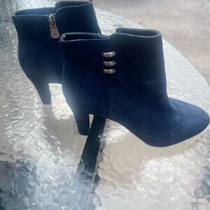 Anne Cole Midnight Blue Ankle Booties
